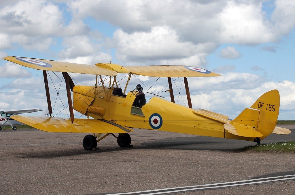 Legendary Biplane Dh Tiger Moth De Havilland Original Plans