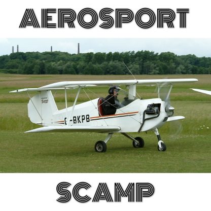AEROSPORT SCAMP – PLANS FOR HOMEBUILD SIMPLE FULL METAL VOLKSWAGEN ENGINE AIRCRAFT!