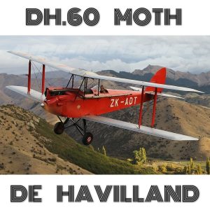 DE HAVILLAND DH.60 MOTH – PLANS AND INFORMATION SET FOR HOMEBUILD AIRCRAFT