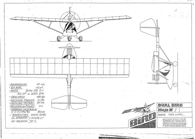 Чертежи самолета airbike для постройки