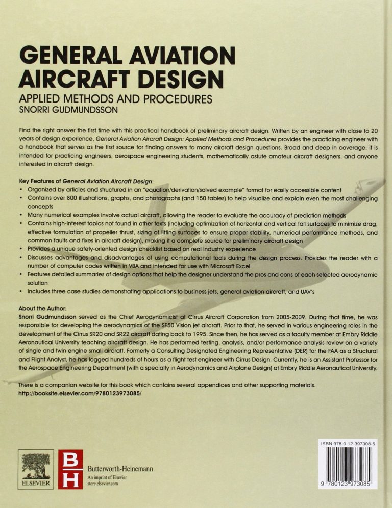 General Aviation Aircraft Design: Applied Methods And Procedures By ...