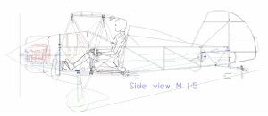 HORNET ART DECO BIPLAN - fantastically stylish golden era biplane