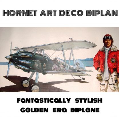 HORNET ART DECO BIPLAN - fantastically stylish golden era biplane