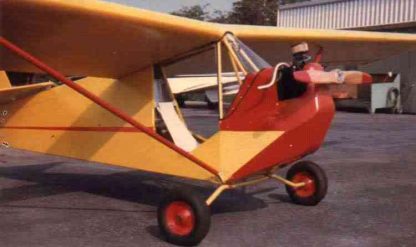 LE PELICAN PART103 ULTRALIGHT – PLANS AND INFORMATION SET FOR HOMEBUILD AIRCRAFT – SIMPLE AND CHEAP 1 SEAT TUBE-FABRIC