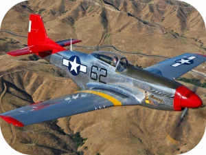 North American P-51 Mustang buy on buildandfly.shop aircraft plans and manuals