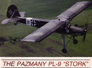 PAZMANY PL-9 STORK – PLANS AND INFORMATION SET FOR HOMEBUILD – REPLICA FIESELER Fi-156 STORCH