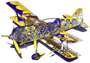 PITTS MODEL 12 – PLANS AND INFORMATION SET (3,12GB!!!) FOR HOMEBUILD AIRCRAFT – HIGH PERFOMANCE AEROBATIC BIPLANE M14 ENGINE