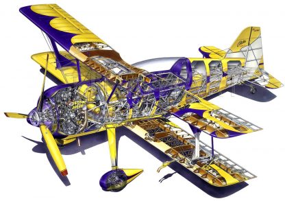 PITTS MODEL 12 – PLANS AND INFORMATION SET (3,12GB!!!) FOR HOMEBUILD AIRCRAFT – HIGH PERFOMANCE AEROBATIC BIPLANE M14 ENGINE