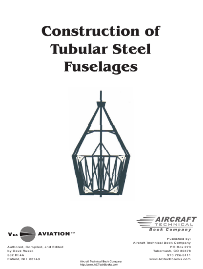 construction of tubular steel fuselages isbn 9780977489602 dave russo