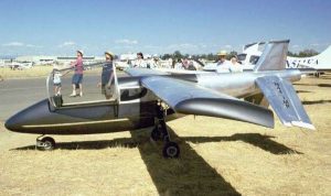 MINI-IMP TAYLOR AEROCAR – PLANS AND INFORMATION SET FOR HOMEBUILD ONE SEAT VERY HIGH SPEED PUSHER AIRCRAFT WITH ANY ENGINE FROM 60 TO 115HP (60-hp Franklin, 60-hp Limbach VW, 70-hp Turbo Revmaster VW, 100-hp Continental or 115-hp Avco Lycoming)