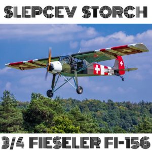 SLEPCEV STORCH STOL - PLANS AND INFORMATION SET FOR HOMEBUILD AIRCRAFT - 3/4 SCALE REPLICA GERMAN STOL - FIESELER Fi-156 STORCH