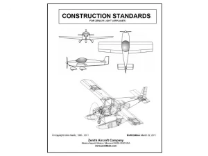 CONSTRUCTION STANDARDS FOR ZENAIR LIGHT AIRPLANES buy on buildandfly.shop aircraft plans and manuals