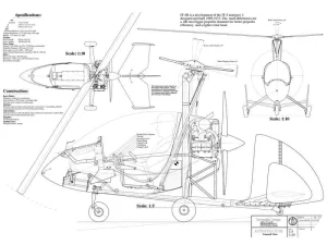 buy gyroplane (autogyro) plans