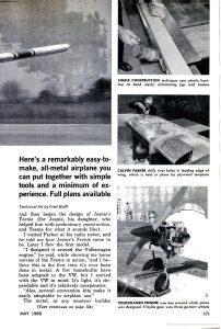 Parker Jeanie's Teenie - buy on buildandfly.shop aircraft plans and manuals